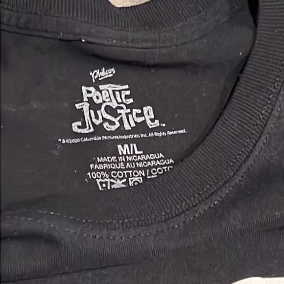 Tupac "Poetic Justice" Shirt Men's Size L - Picture 3 of 6